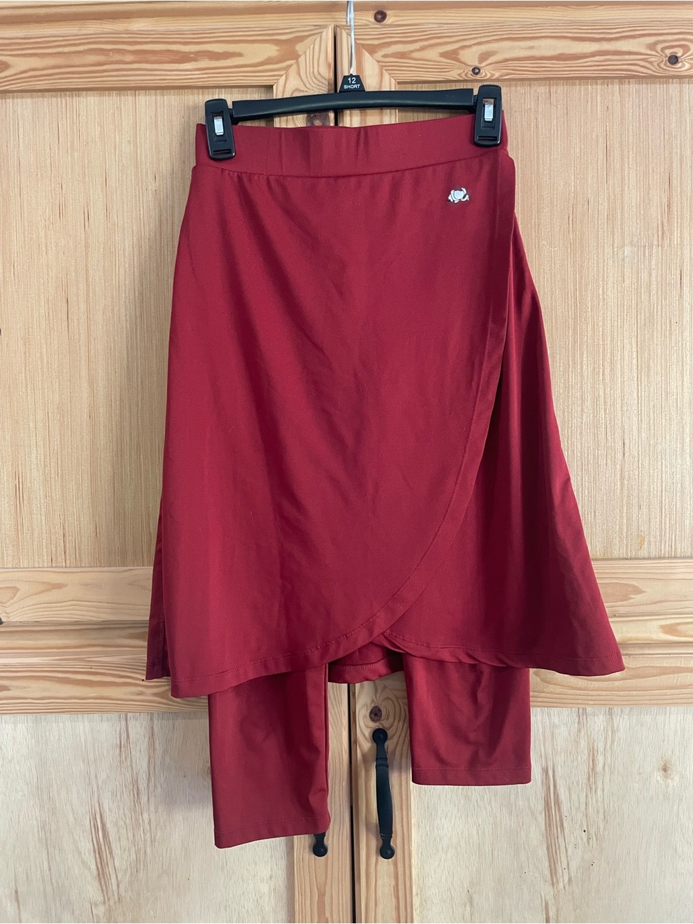Snoga athletics faux wrap modest activewear athletic skirt skirted leggings